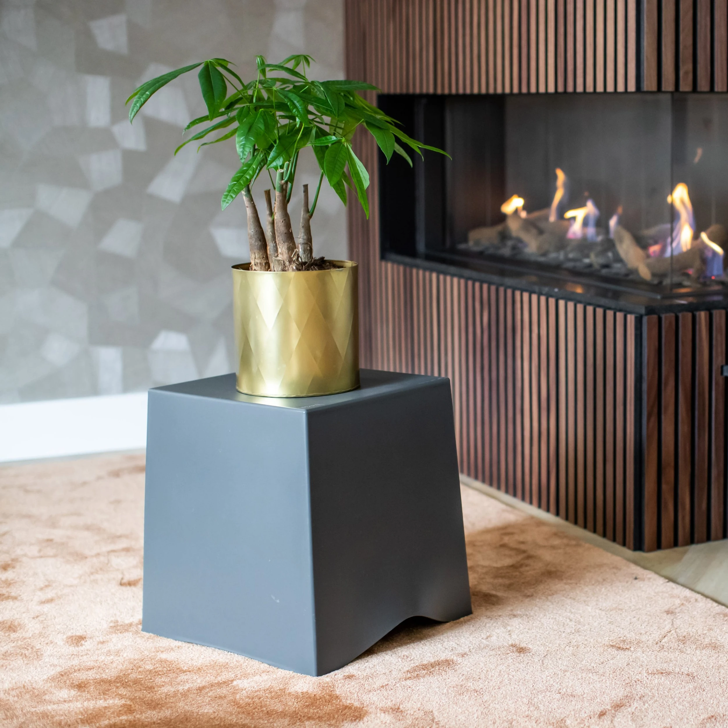 Koziol BRIQ - Hocker In Deep Grey - Image 2