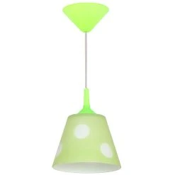 Licht-Erlebnisse Pendelleuchte In Ecru Grün