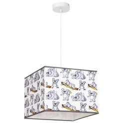 Licht-Erlebnisse Pendelleuchte In Weiß Schwarz Bunt