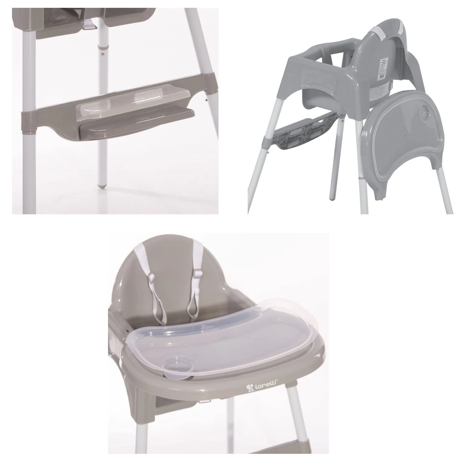 Lorelli Kinderhochstuhl Amaro In Grau – Bild 4