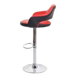 MCW 2er-Set Barhocker F16 Mit Lehne, Rot-schwarz 11 MCW 2er-Set Barhocker F16 Mit Lehne, Rot-schwarz -VCM-Shop mcw 2er set barhocker f16 mit lehne rot schwarz 2