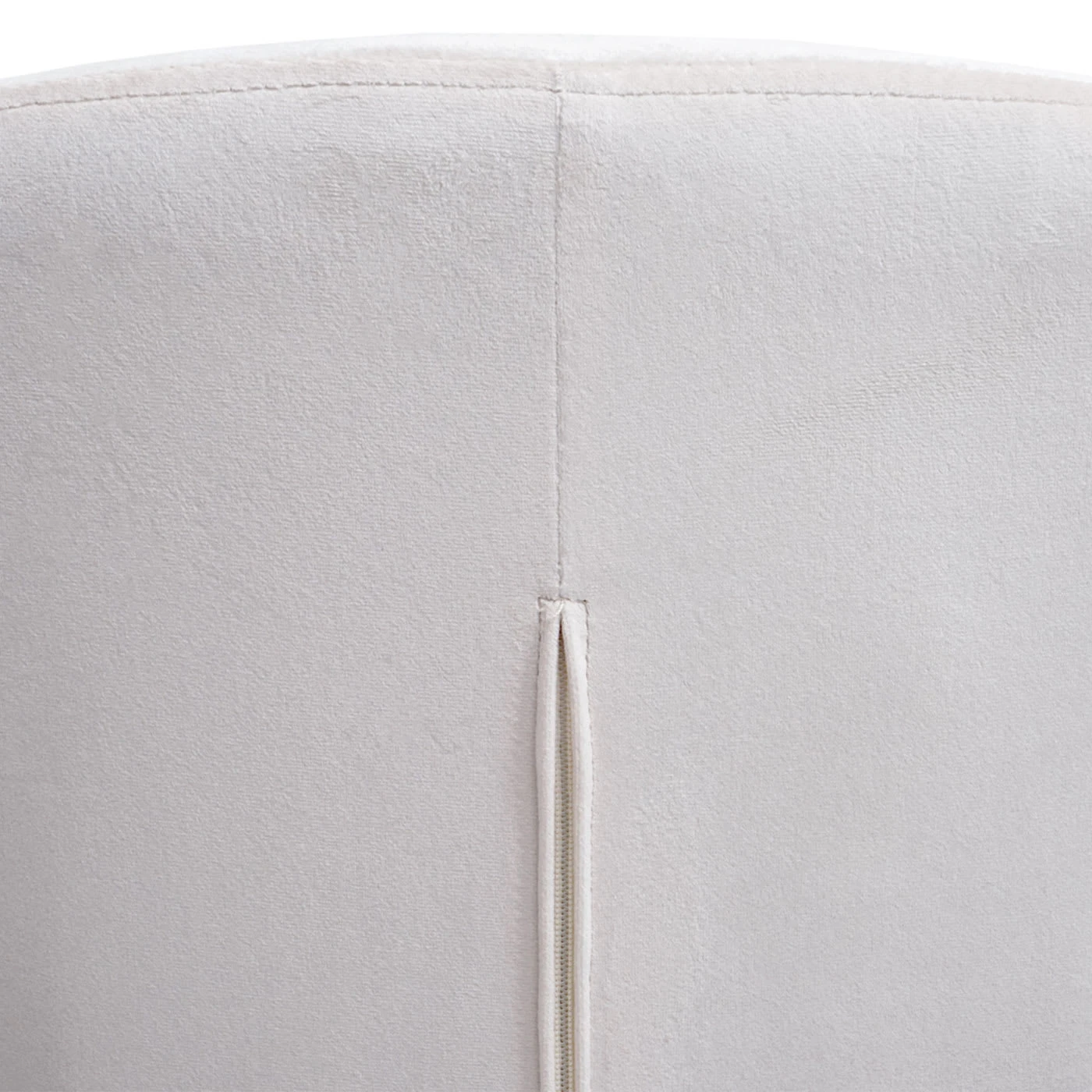 MCW 2er-Set Retro Esszimmerstuhl F18, Samt Creme-weiß, Goldene Beine - Image 6