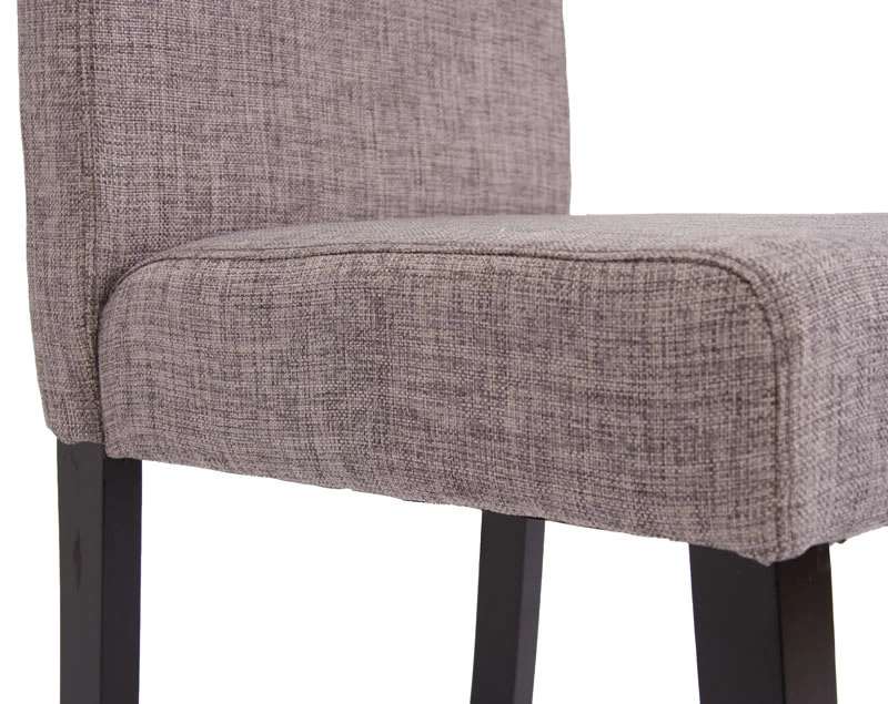 MCW 4x Esszimmerstuhl Littau, Textil, Grau, Dunkle Beine - Image 6