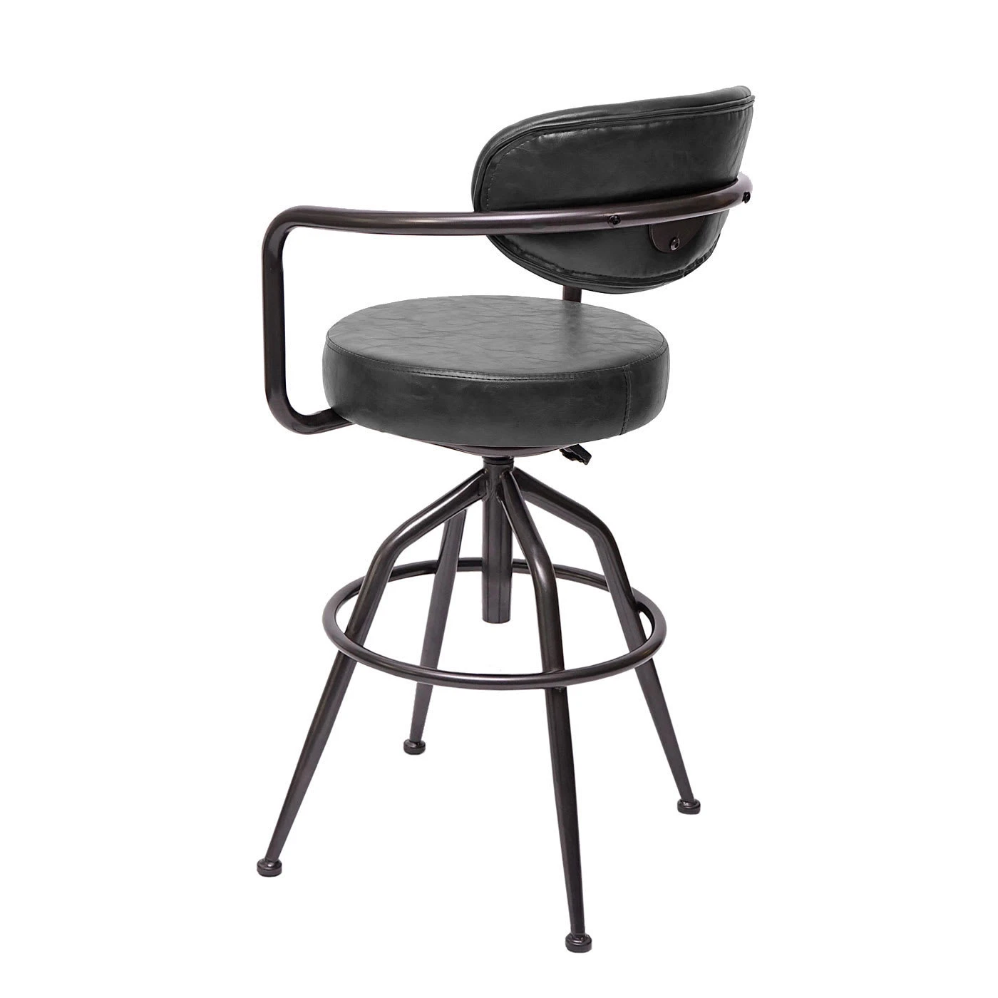 MCW Barhocker H10f Im Industriedesign, Vintage Grau - Image 4