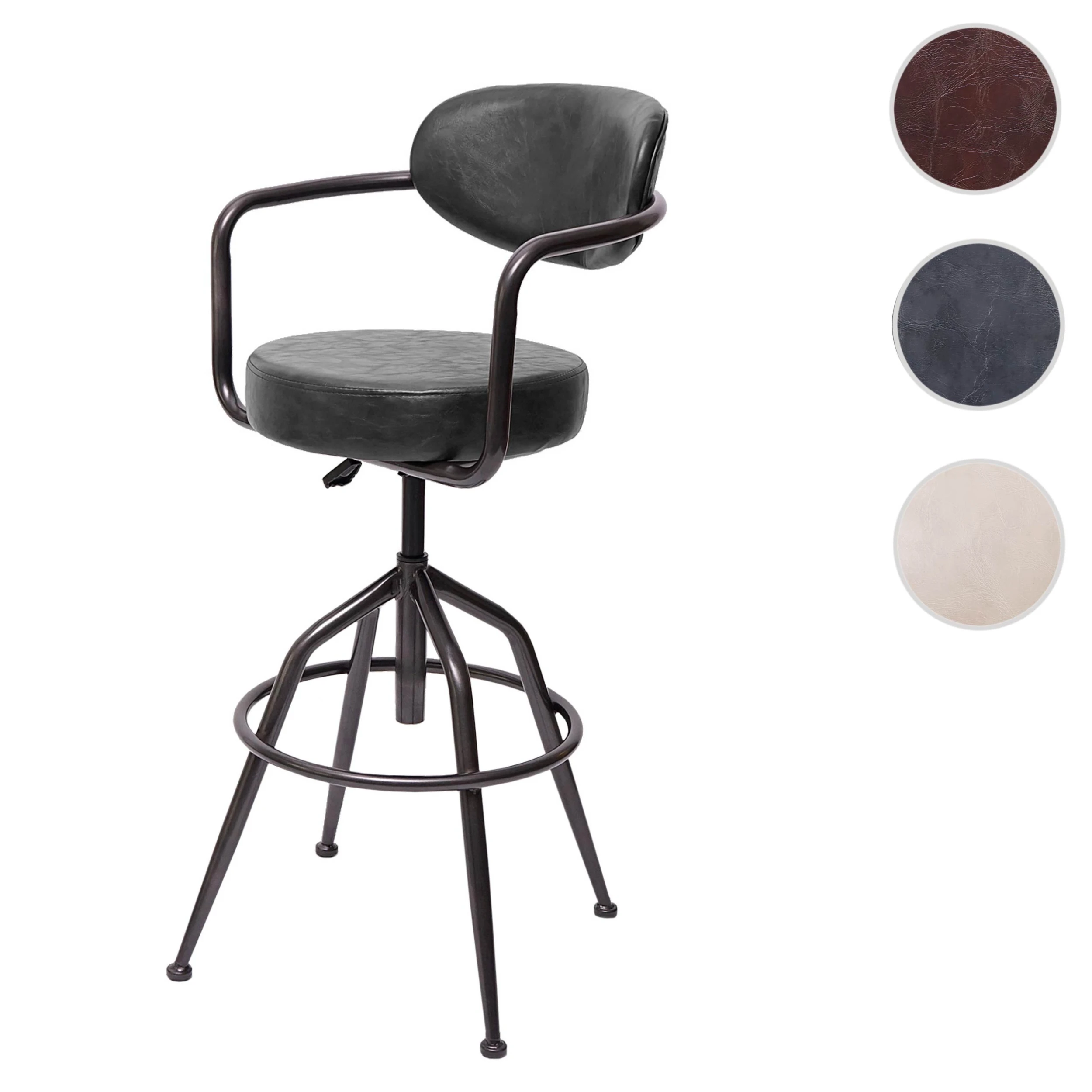 MCW Barhocker H10f Im Industriedesign, Vintage Grau - Image 8