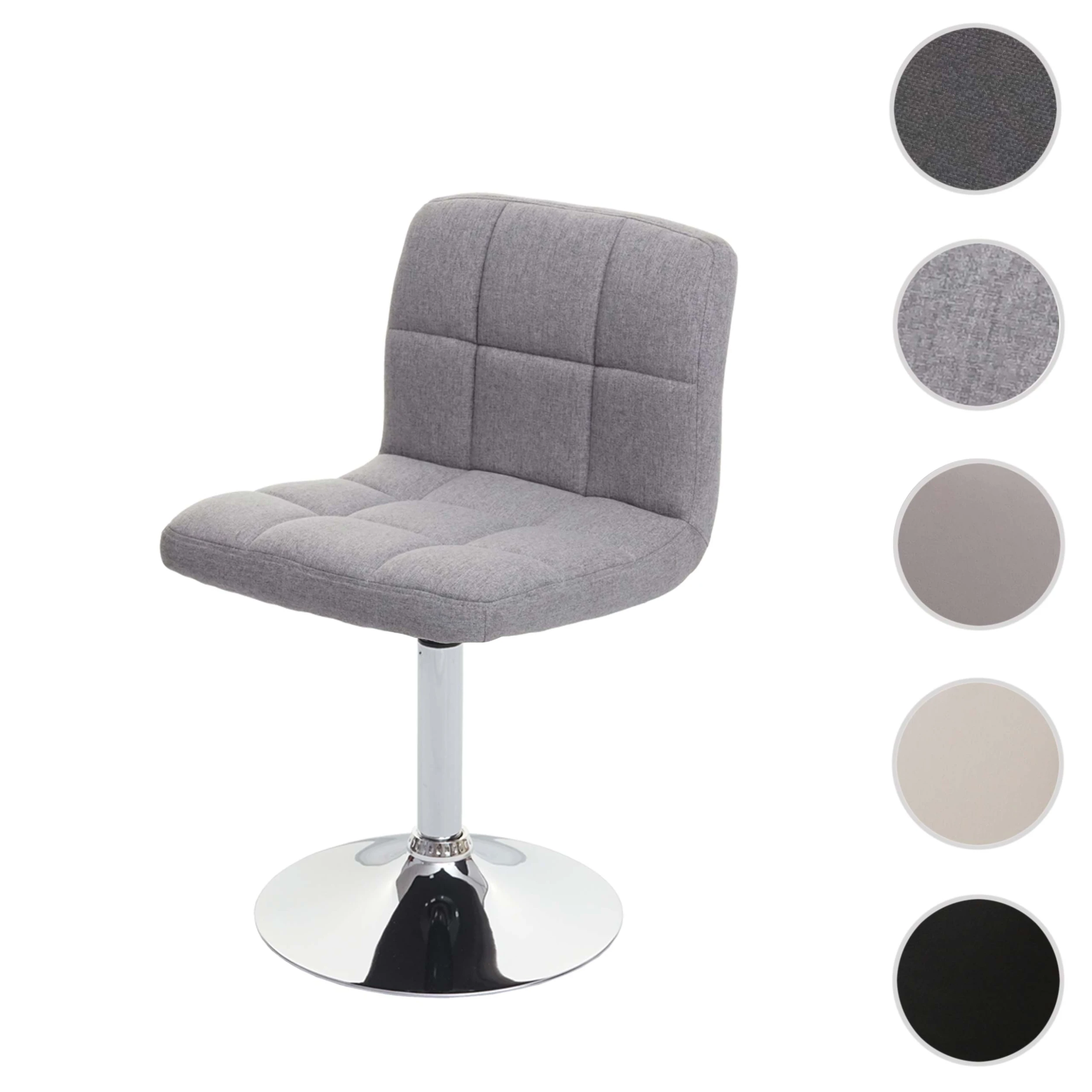 MCW Esszimmerstuhl Cadiz, Stoff/Textil Hellgrau, Chromfuß - Image 7