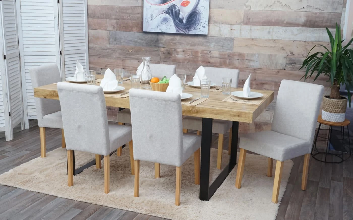 MCW Esszimmerstuhl Littau, Creme-beige, Helle Beine - Image 2