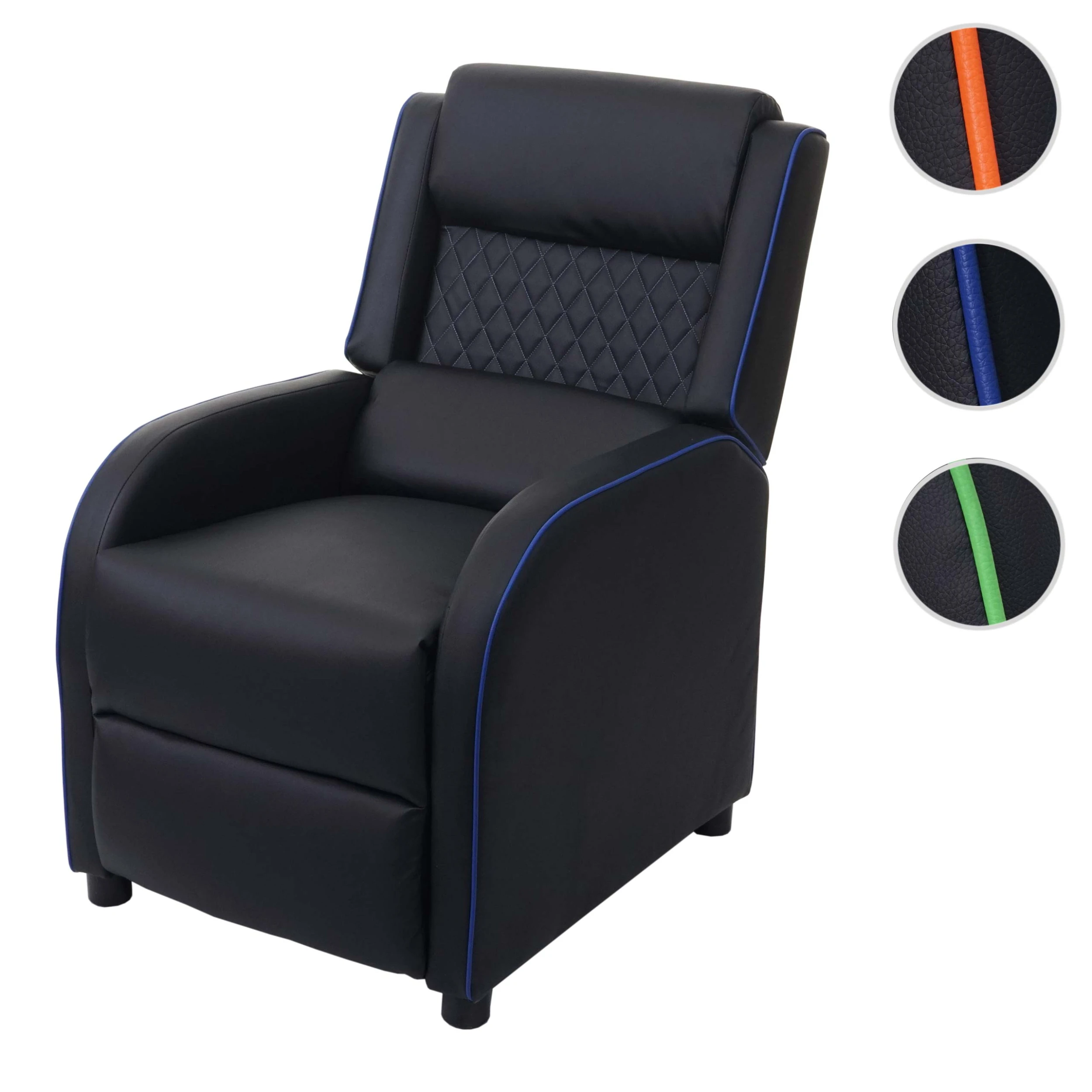 MCW Fernsehsessel J27, Schwarz-blau 9 MCW Fernsehsessel J27, Schwarz-blau – Bild 7