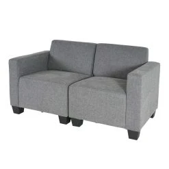 MCW Modular 2-Sitzer Sofa Moncalieri, Grau