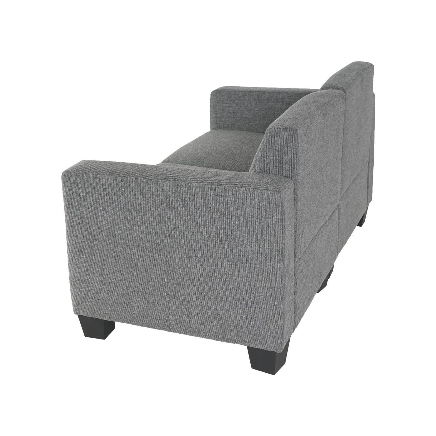 MCW Modular 2-Sitzer Sofa Moncalieri, Grau 7 MCW Modular 2-Sitzer Sofa Moncalieri, Grau – Bild 5