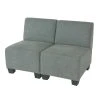 MCW Modular 2-Sitzer Sofa Moncalieri, Grau, Ohne Armlehnen
