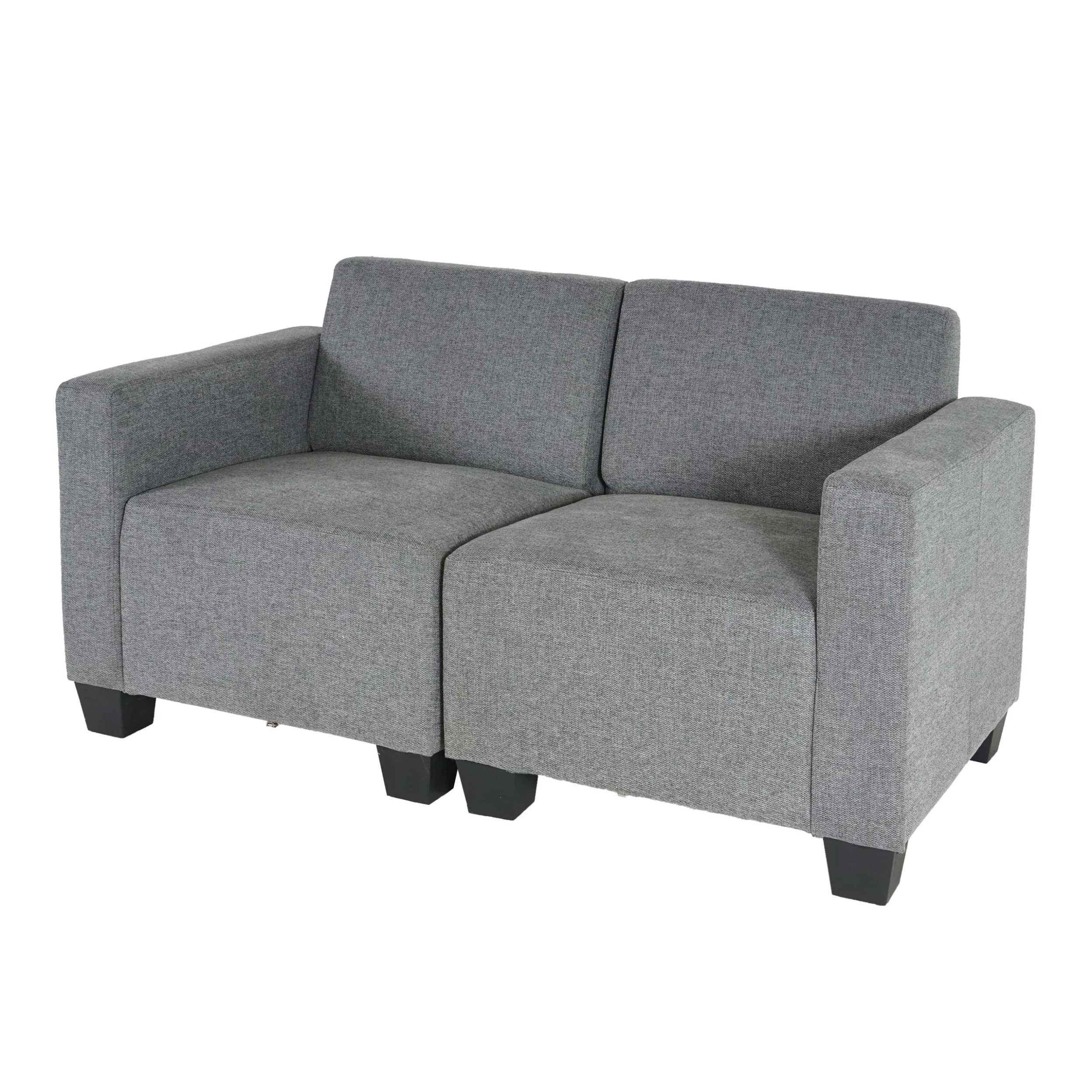 MCW Modular 2-Sitzer Sofa Moncalieri, Grau 3 MCW Modular 2-Sitzer Sofa Moncalieri, Grau