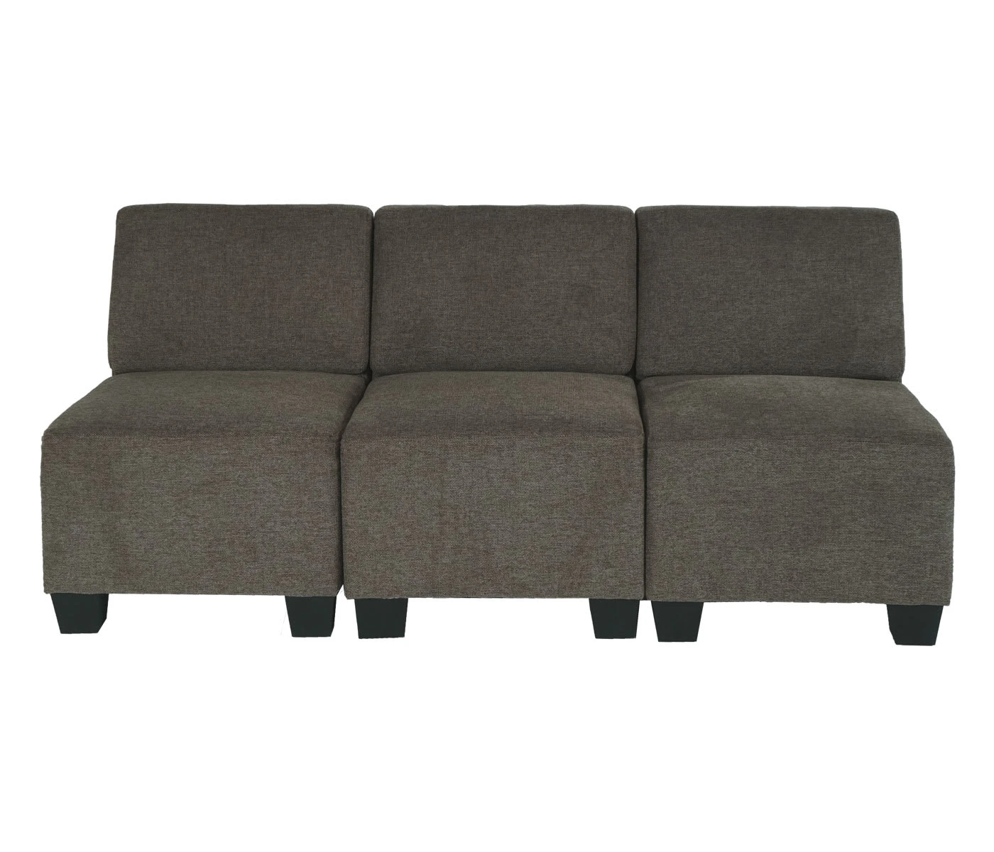 MCW Modular 3-Sitzer Sofa Moncalieri, Braun, Ohne Armlehnen - Image 3