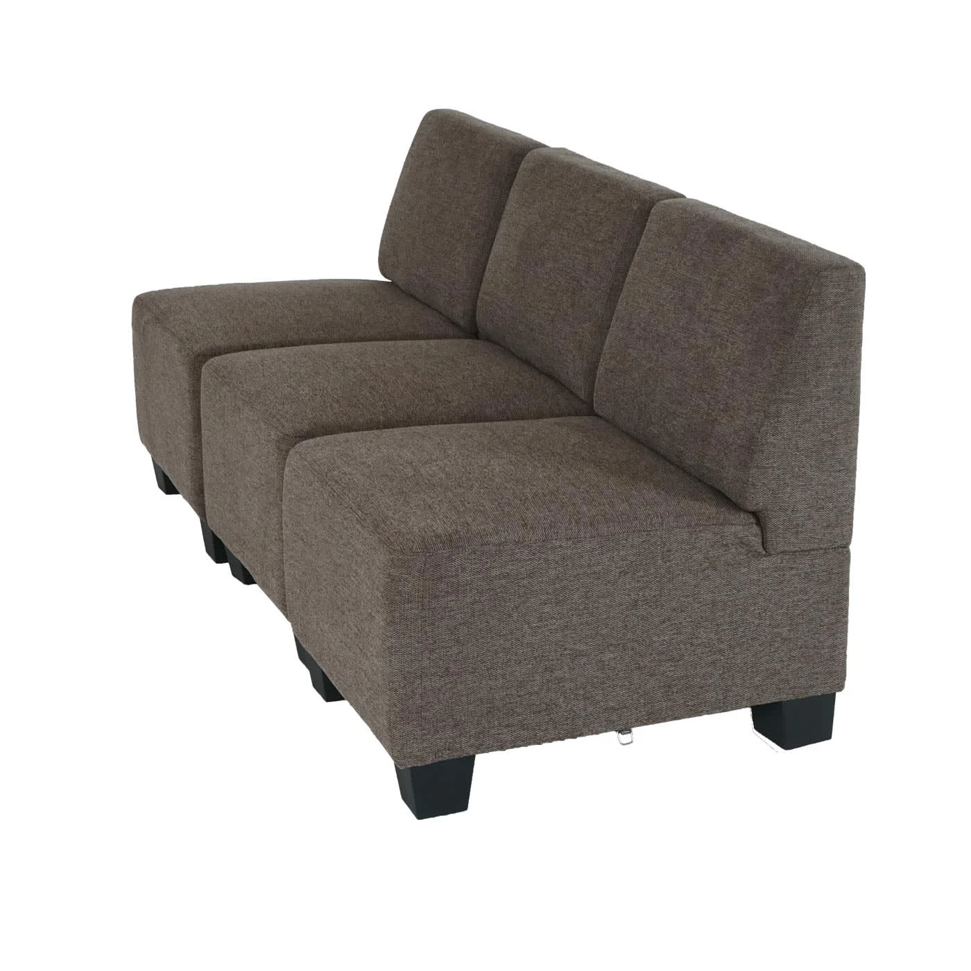 MCW Modular 3-Sitzer Sofa Moncalieri, Braun, Ohne Armlehnen - Image 4