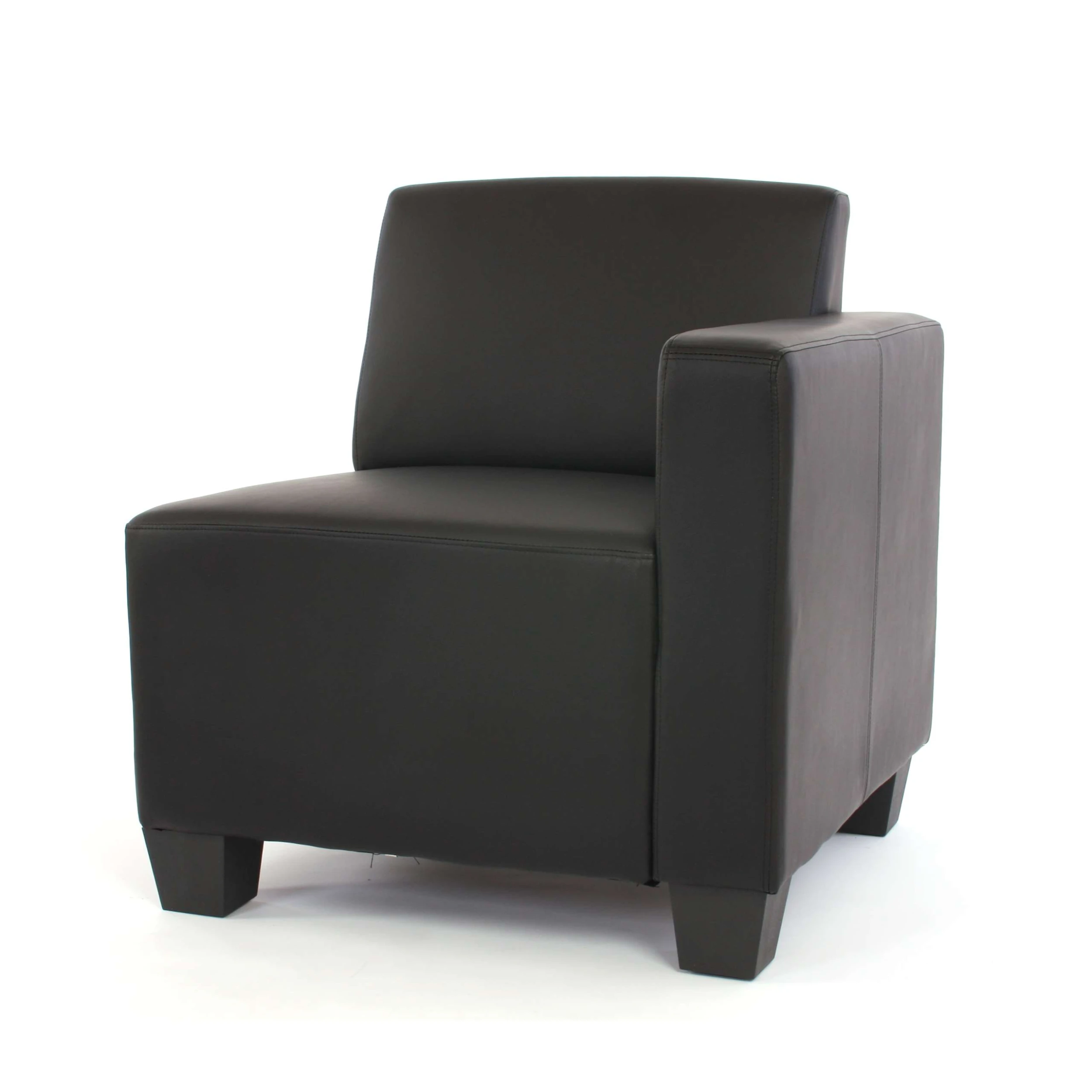 MCW Modular 4-Sitzer Sofa Moncalieri, Schwarz - Image 3