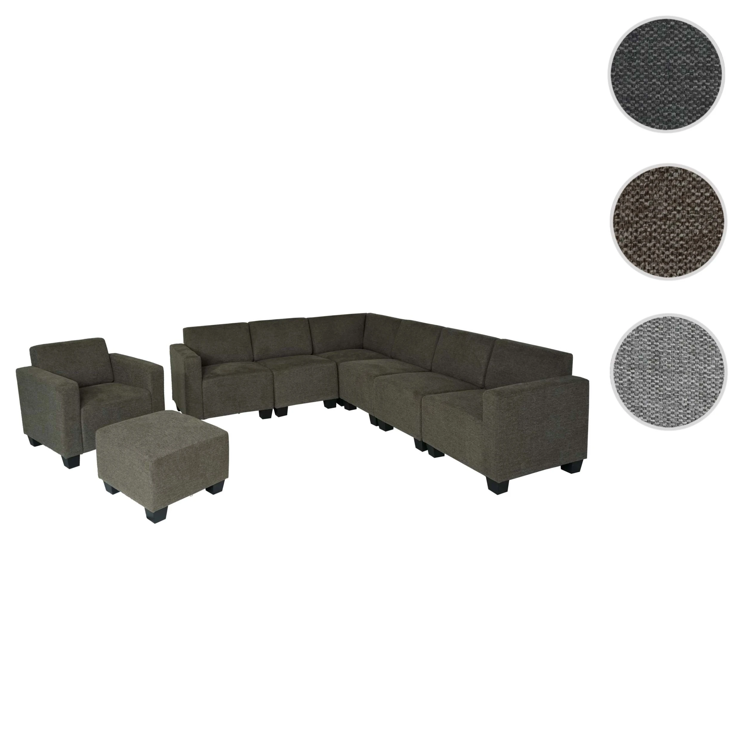 MCW Modular Sofa-System 6-2 Moncalieri, Braun - Image 7