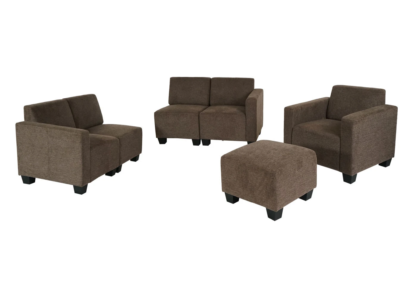 MCW Modular Sofa-System Moncalieri 3-1-1-1, Braun â Bild 2