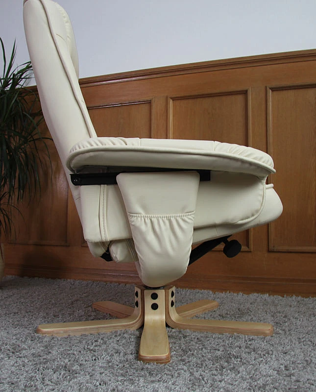 MCW Relaxsessel H56 Mit Hocker, Creme – Bild 5