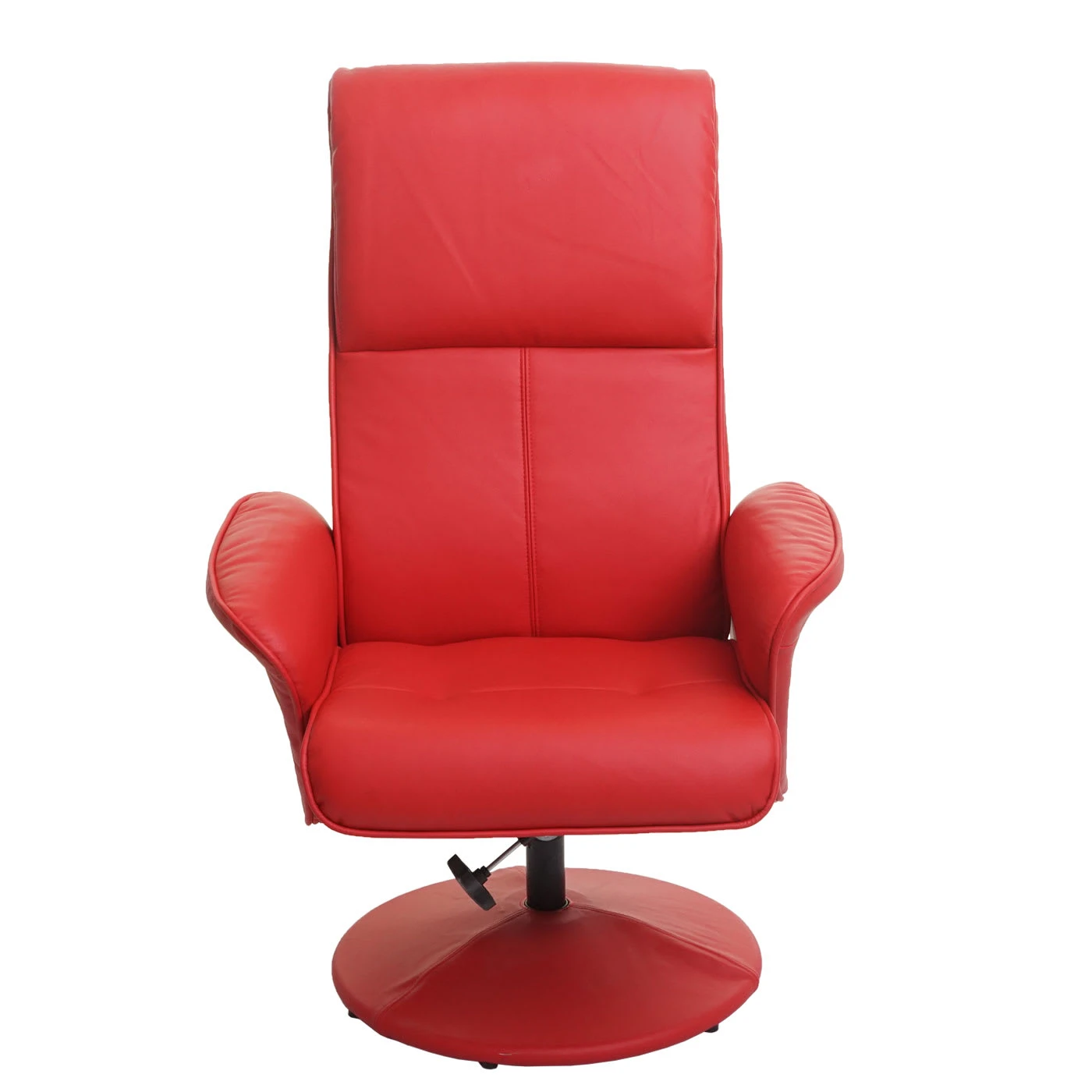 MCW Relaxsessel Stockholm Mit Hocker, Kunstleder, Rot - Image 5