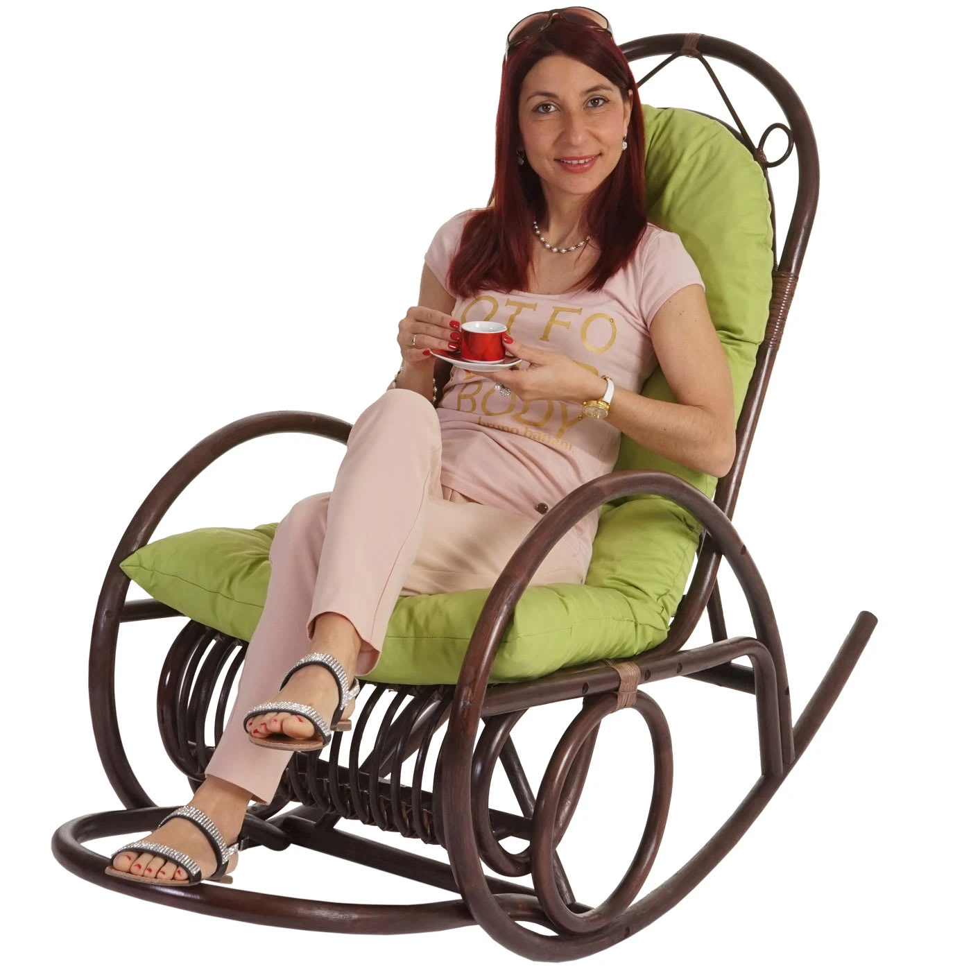 MCW Schaukelstuhl C40, Auflage Grün - Image 3