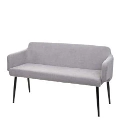 MCW Sitzbank J13 Mit Rückenlehne Und Armlehne, Grau