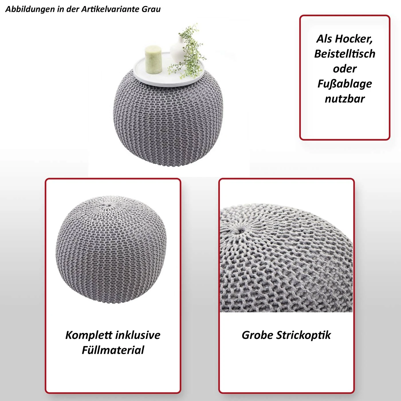 MCW Strickhocker E16, Blau - Image 2