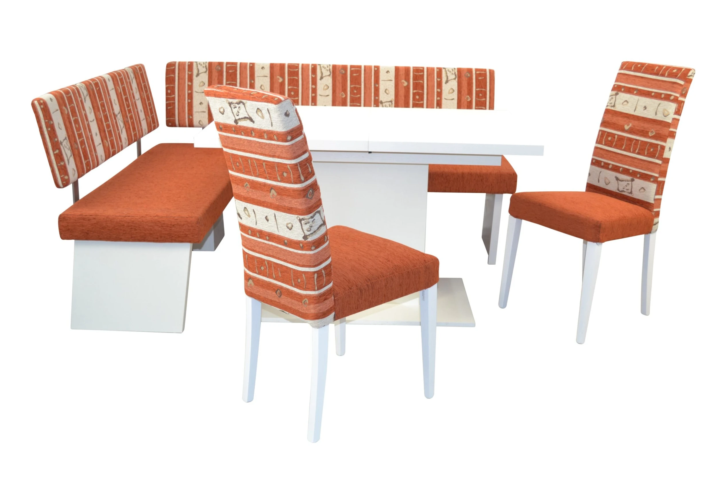 Möbel-direkt 4tlg. Eckbankgruppe Sonja In Terrakotta