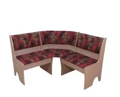 Möbel-direkt Eckbank 124x124 Cm Dunja In Natur, Nuss Dunkel