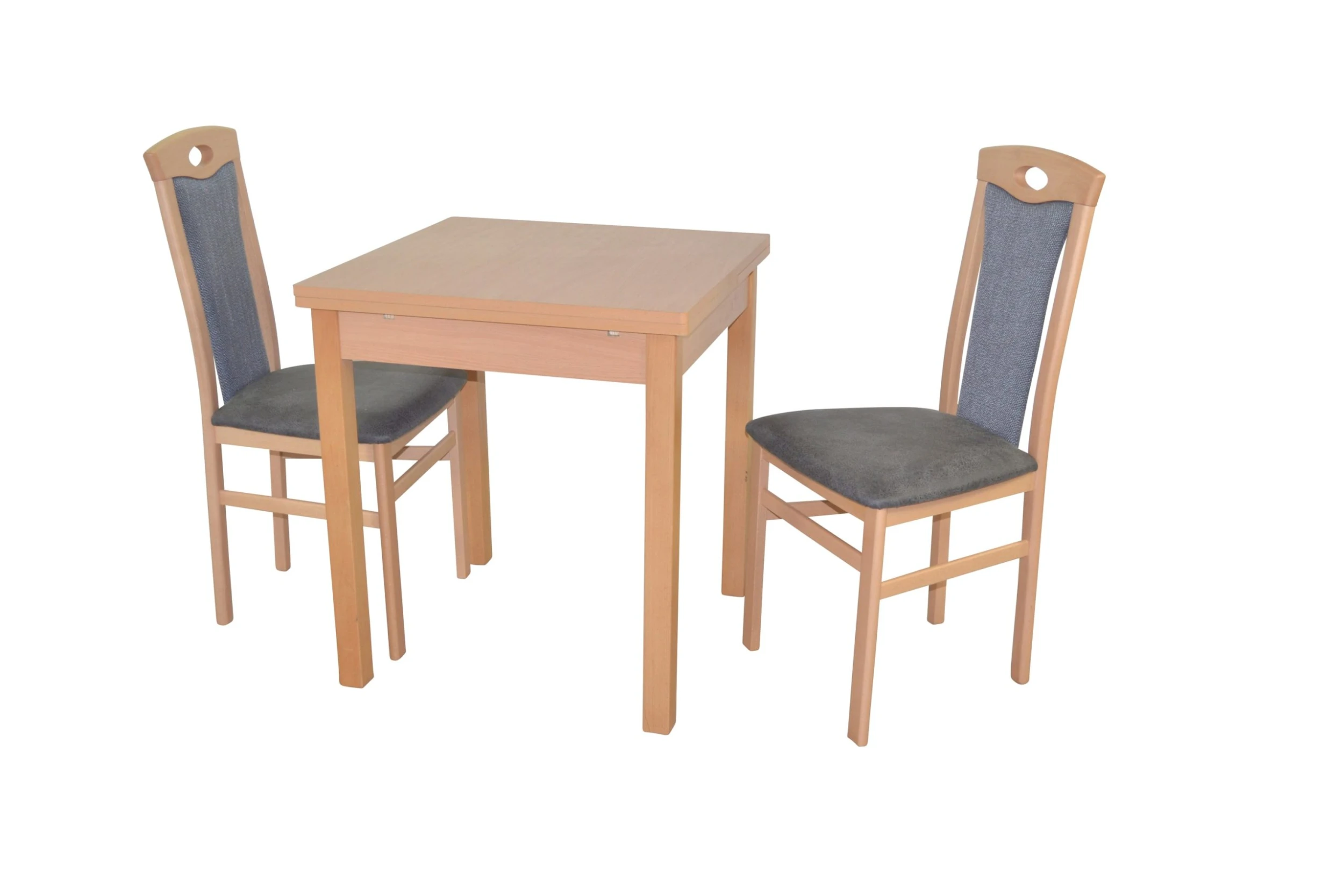 Möbel-direkt Essgruppe (3teilig) Leander III In Anthrazit