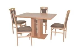 Möbel-direkt Essgruppe (5teilig) Daniela In Braun