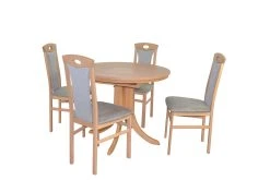 Möbel-direkt Essgruppe (5teilig) Emitasch In Hellgrau