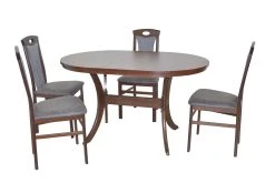 Möbel-direkt Essgruppe (5teilig) Erna In Anthrazit