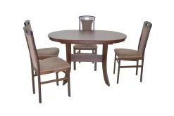 Möbel-direkt Essgruppe (5teilig) Hanna In Braun