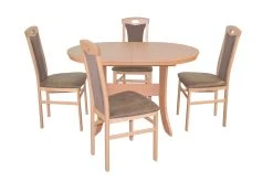 Möbel-direkt Essgruppe (5teilig) Hanna In Braun