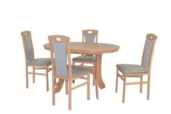 Möbel-direkt Essgruppe (5teilig) Hanna In Hellgrau