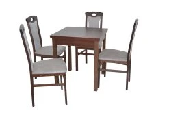 Möbel-direkt Essgruppe (5teilig) Leander I In Hellgrau