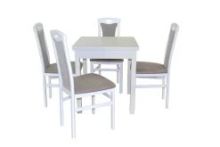 Möbel-direkt Essgruppe (5teilig) Leander In Hellgrau