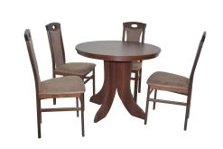 Möbel-direkt Essgruppe (5teilig) Paulina In Braun