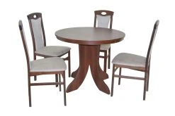 Möbel-direkt Essgruppe (5teilig) Paulina In Hellgrau