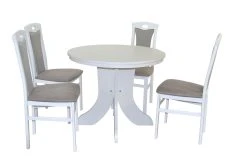 Möbel-direkt Essgruppe (5teilig) Paulina In Hellgrau