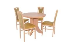 Möbel-direkt Essgruppe (5teilig) Paulina In Ocker