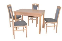 Möbel-direkt Essgruppe (5teilig) Sandra 5 In Anthrazit