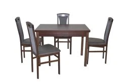 Möbel-direkt Essgruppe (5teilig) Sandra 5 In Anthrazit