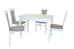 Möbel-direkt Essgruppe (5teilig) Sandra 5 In Hellgrau