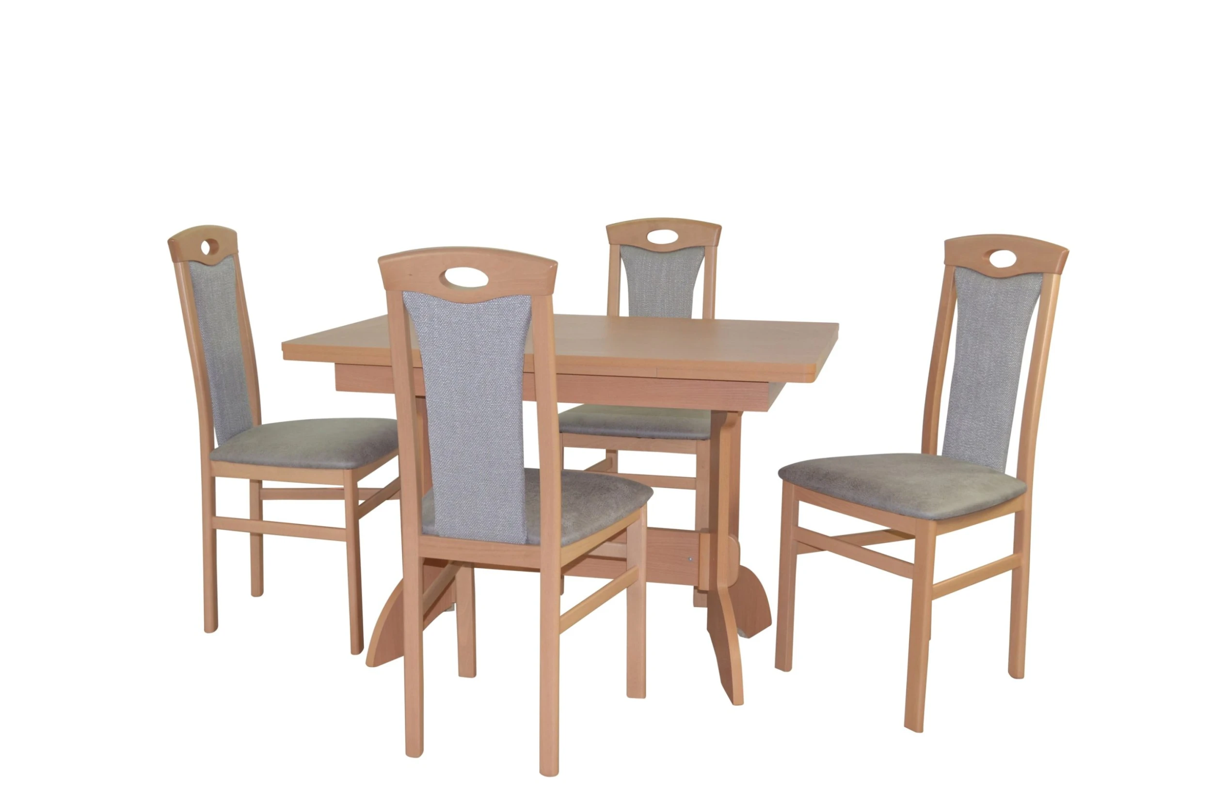 Möbel-direkt Essgruppe (5teilig) Steffen In Hellgrau