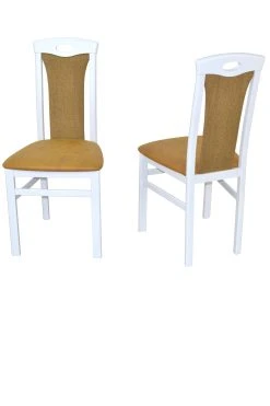 Möbel-direkt Esszimmerstuhl (2 Stück) Linda In Weiß / Gelb