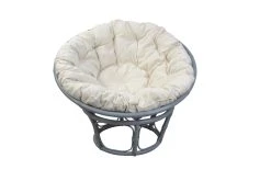 Möbel-direkt Papasansessel Mit Kissen Dana In Grau