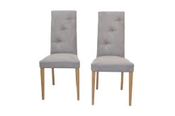 Möbel-direkt Polsterstuhl (2Stück) Ina In Grau