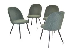 Möbel-direkt Polsterstuhl (4Stück) Luis In Grün