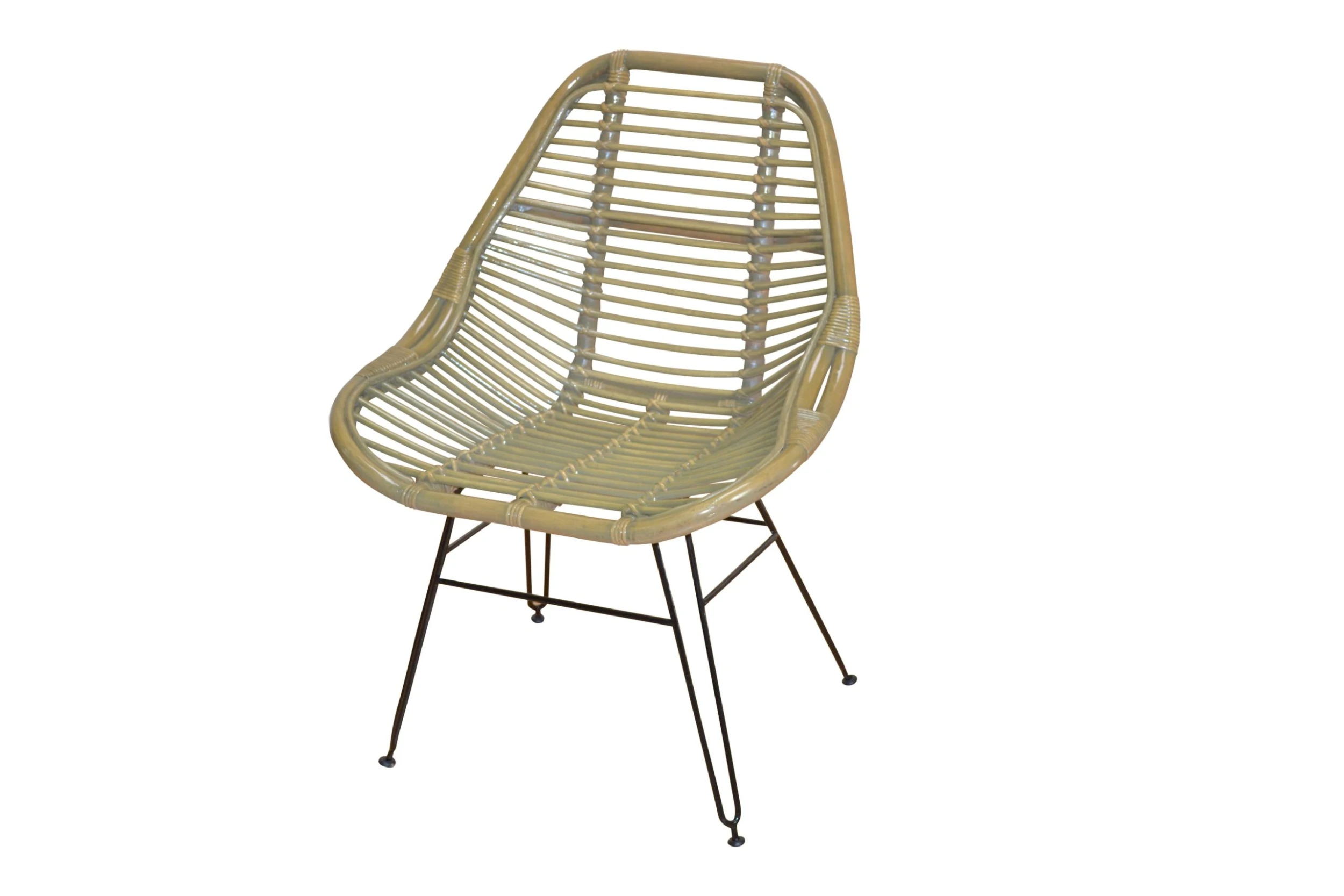 Möbel-direkt Rattanstuhl Mit Kissen Kim In Grau - Image 2